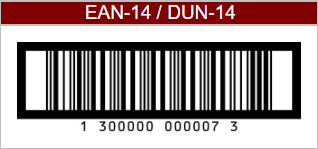 Codes à barres EAN 14